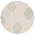 thumbnail image 2 of Safavieh Ebony Alene Floral Area Rug, Beige/Ivory, 6' x 6' Round, 2 of 10