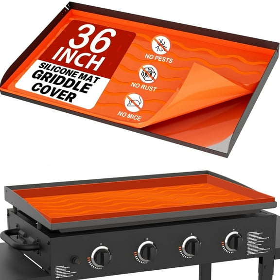 36" Silicone Griddle Mat forBlackstone Silicone Mat,Heavy Duty Food-Grade Grilling Accessories Mat Griddle Accessory Grill Mats for Outdoor Grill Accessories Reusable & Durable