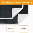 thumbnail image 6 of softan Waterproof Dog Blanket, Washable Pet Blanket for Sofa Couch Bed, Liquid Pee Proof Dog Bed Cover, Soft Durable and Reversible Sherpa Fleece Blanket for Medium Large Dogs (Dark Grey 50”x 60”), 6 of 6