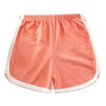 thumbnail image 1 of adviicd Shorts de Soccer pour Tout-Petits Shorts pour Filles Shorts de Vélo pour Tout-Petits Shorts de Danse Gymnastique Yoga Shorts de Sécurité Actifs Rouges,90, 1 of 3