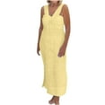 thumbnail image 2 of Fankiway Robe d'Été Sans Manches à Col en V pour Femmes, Robe Décontractée Ample, Robes de Plage Grande Taille, Robes de Plage pour Femmes, 2 of 6