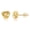 Yellow Gold Plated Silver #04, variant on Love Knot Earrings Gold Plated 925 Sterling Silver Tri-tone White,Yellow,Rose Love Knot Stud Earrings