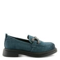 thumbnail image 5 of Patrizia Marlen Women’s Velvet Slip-On Loafers with Crystal Ornament and Block Heel, 5 of 7