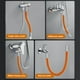 thumbnail image 4 of Tubo de extensión universal con conector Extensor de grifo de flexión libre de 360 ° para grifo de fregadero de baño para cocina y baño, 4 of 6