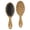 Golden Christmas Snowflake, variant on Dark Green Christmas Tree and Star Pattern Hair Brush,Girls Detangling Hair Brush,Glide Through Tangles with Ease for Wet & Dry Hair,8.8"X2.8"