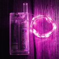 thumbnail image 4 of Guirnalda de luces LED con guirnalda de flores para decoración de bodas de San Valentín (rosa), 4 of 5