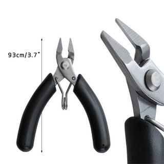 SPEEDWOX Flat Nose Pliers 6 inch, Duckbill Pliers Smooth Jaw, Mini Long  Reach Jewelry Pliers, Small Pliers for Jewelry Making, High Leverage Reduce