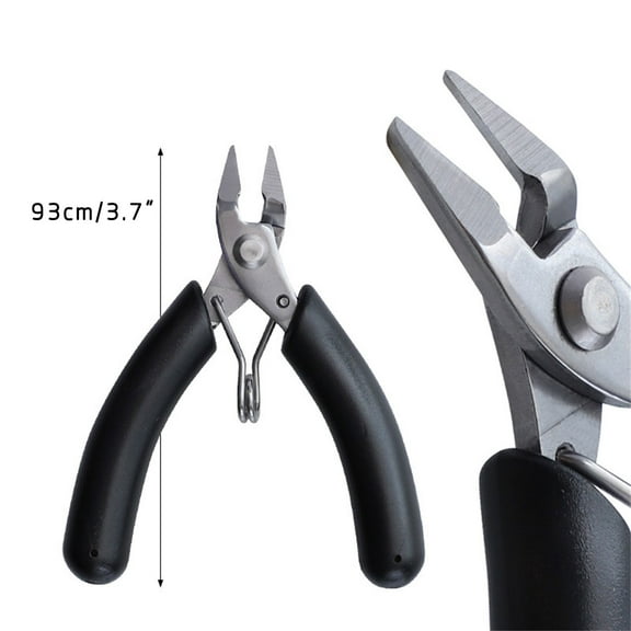 JilgTeok Stainless Steel Pliers Pointed Nose Pliers Flat Nose Curved Nose Pliers for Outdoor or Other Occasions
