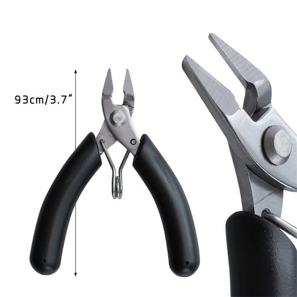 ICQOVD Stainless Steel Pliers Pointed Nose Pliers Flat Nose Curved Nose Pliers