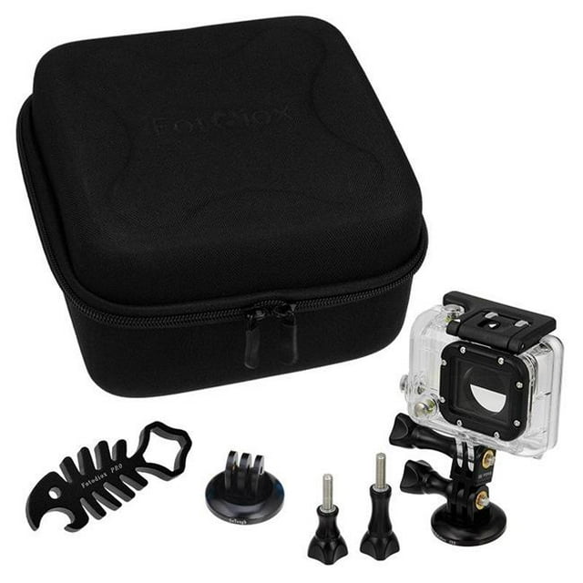 Fotodiox GoTough-Case-Kitx2-Green Pro GoTough CamCase Double Kit for 2 GoPro Camera, Green