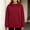 Wine plus size zip up sweaters a1, variant on SSZMDLB Women Plus Size Hooded Sweaters Fall Winter Long Sleeve Zip Up Casual Loose Fit Blouses Soft Fleece Pullover Tops, Army Green L