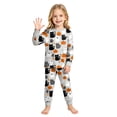 thumbnail image 7 of Gerichy Toddlers Pajamas Sets Halloween Boys Girls Sleepwear Pumpkin Graphic PJS Clothes Set 2T-9T, 7 of 7