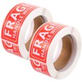 thumbnail image 1 of USHOBE 2 Rolls Fragile Warning Label Stickers Clear Large Font Text for Safe Transportation of Goods, 1 of 5