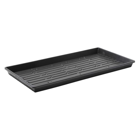 Microgreen 1020 Trays, Shallow Extra Strength 10 Pack Seed Tray with Holes - Grow Fodder, Wheatgrass, Sprouting, Plants Growing