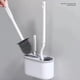 thumbnail image 2 of Escobilla de Baño , Estante de Silicona para Montaje en Pared, Cepillo de Limpieza Detallado de Nailon TPRS, Limpiador de Huecos, Baño A, 2 of 7