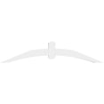 thumbnail image 2 of 60"W x 12 1/2"H x 4"D x 4"F, 5/12 Pitch, Archdale Architectural Grade PVC Gable Bracket, 2 of 8