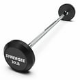 thumbnail image 5 of Synergee Fixed Barbell Pre Weighted Straight Steel Bar with Rubber Weights - Fixed Weight, 5 of 6