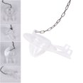 thumbnail image 5 of FrostHike Toilet Drain Valve Flush Replacement Rubber Flapper Bathroom Tool Kit Universal(White), 5 of 5