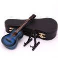 thumbnail image 2 of Mini Guitare Modèle Miniature Guitare Classique Miniature Mini Instrument de Musique en Bois Collection de Modèles, 2 of 7