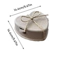 thumbnail image 2 of Easter Heart Shaped Egg Cartons with Jute Rope 3 Count Heart Shaped Paper Pulp Egg Container Reusable Cardboard Storage for Seasonal Celebrations 30PCS, 2 of 6