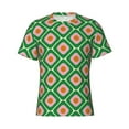 thumbnail image 4 of Vsdgher 60s and 70s Style Print Men's Dry Fit Mesh Athletic Shirts Moisture Wicking Tennis T-Shirt Tops, 4 of 9