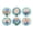 3, variant on Flower Punch Needle Coasters Kit,6-pattern punch needle Needle Coasters Kit ,Punch Art for Beginners,Suitable for Home Decoration