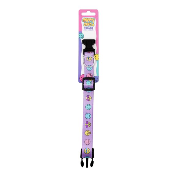 Collar de Textil Prichos Happy Days! y Plástico para Mascota 1 Pieza