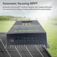 thumbnail image 4 of PWM 100A 12V 24V 36V 48V AUTO Solar Panel Charge Controller Solar PV Battery Charger with LCD MPPT, 4 of 5