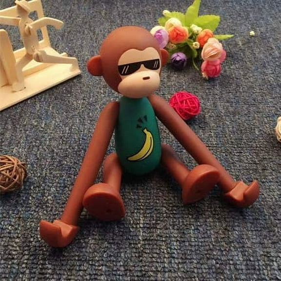 Desktop Cell Phone Stand Holder,Cute Animal Cell Phone Stand,Monkey Shape Cell Phone Holder,Adjustable Phone Supporter for Desk