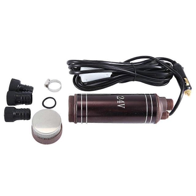 Bomba de aceite de 24 V, bomba de agua, suministro de combustible, accesorios para automóviles, universal, como se muestra