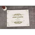 thumbnail image 4 of Darling Souvenir Personalized Engraved Laser Cut Wedding Guest Book Wooden Cover Sign-in Book Registry Guestbook Scrapbook-B5, 4 of 7