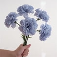thumbnail image 4 of Flores Artificiales - Flores de Aspecto Realista para Decoración de Centros de Mesa, Azul MNFD, 4 of 6