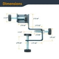 thumbnail image 3 of POWERTEC 2PK Drawer Front Installation Clamps, Cabinet Installation Clamps, Adjustable Drawer Fixing Clamp, Drawer Face Mounting Clamps, Easy and Fast Cabinet Assembly Clamps for Woodworking (71181), 3 of 7