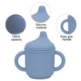 thumbnail image 3 of Taza para sorber de silicona y taza de entrenamiento para bebé, boquilla suave y asas, agarre fácil irrompible, 3 of 5
