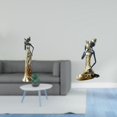 thumbnail image 2 of Figura de mujer africana, estatua de resina, adorno tribal, decoración artesanal pintada a mano, ideal para regalar, para el hogar, , la, 2 of 8