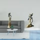 thumbnail image 2 of Estatua de mujer tribal africana, figura de mujer africana, pieza decorativa ligera hecha a mano, artesanía coleccionable, adorno de resina, escultura, 2 of 8