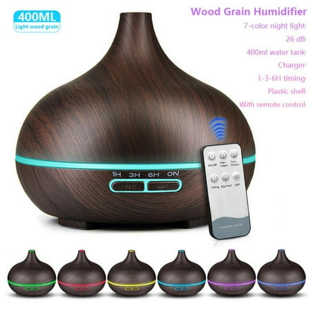 

Electric Aroma Diffuser Air Humidifier 500ML Ultrasonic Cool Mist Maker Fogger LED Lamp home Essential Oil Aroma Diffuser