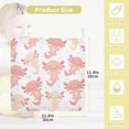 thumbnail image 2 of SKYSONIC 5 PCS Cute Kawaii Axolotl Baby Muslin Washcloths, Pink Amphibian Face Towel Burp Cloths Ultrasoft Absorbent Cotton Bath Wipes Towels for Newborn Boys Girls, 2 of 7