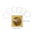 thumbnail image 2 of OUNONA 6Pcs Replacement Acoustic Guitar Strings Silver Copper Alloy Comfortable Sound, 2 of 8