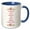 Blue/White, variant on 3drose, Hawaiian Hula Dancing Dance Steps Basics Hawaii Wahine Dancer Hibiscus, 11oz Magic Transforming Mug
