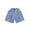 Blue, variant on Tween Girls Jean Shorts Baggy Wide Leg Cute Elastic Waist Casual Outfit for Spring Summer Denim Shorts with Pockets 3-13 Years