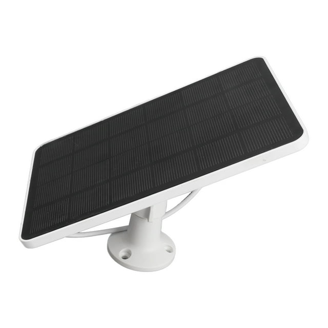 Panel Solar De Cámara De Seguridad, Panel De Energía Solar De Cámara De Alta Eficiencia Fácil Instalación IP65 Impermeable 4W 5V Para El Hogar
