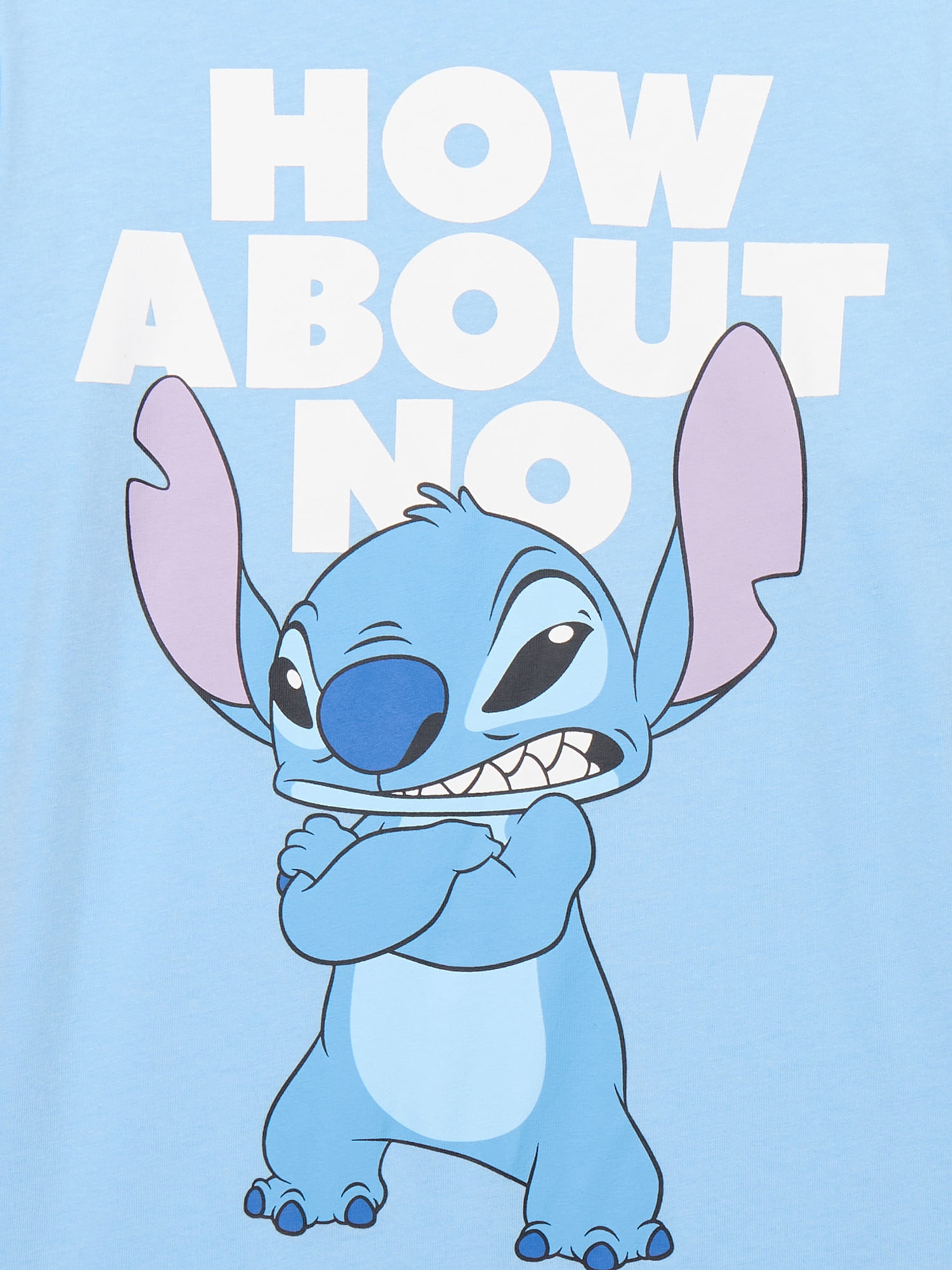 Lilo & Stitch Boys Stitch How About No Graphic T-Shirt, Sizes 4-18