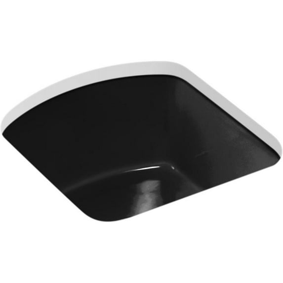 Kohler K-5848 Napa 18-3/4" Cast Iron Undermount Bar Sink - Black