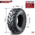 thumbnail image 4 of One WANDA ATV UTV Tires 26x11-14 26x11x14 6PR Lit Mud, 4 of 10