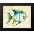 thumbnail image 2 of Zarris, Chariklia 24x20 Black Modern Framed Museum Art Print Titled - Aquarium Fish I, 2 of 5