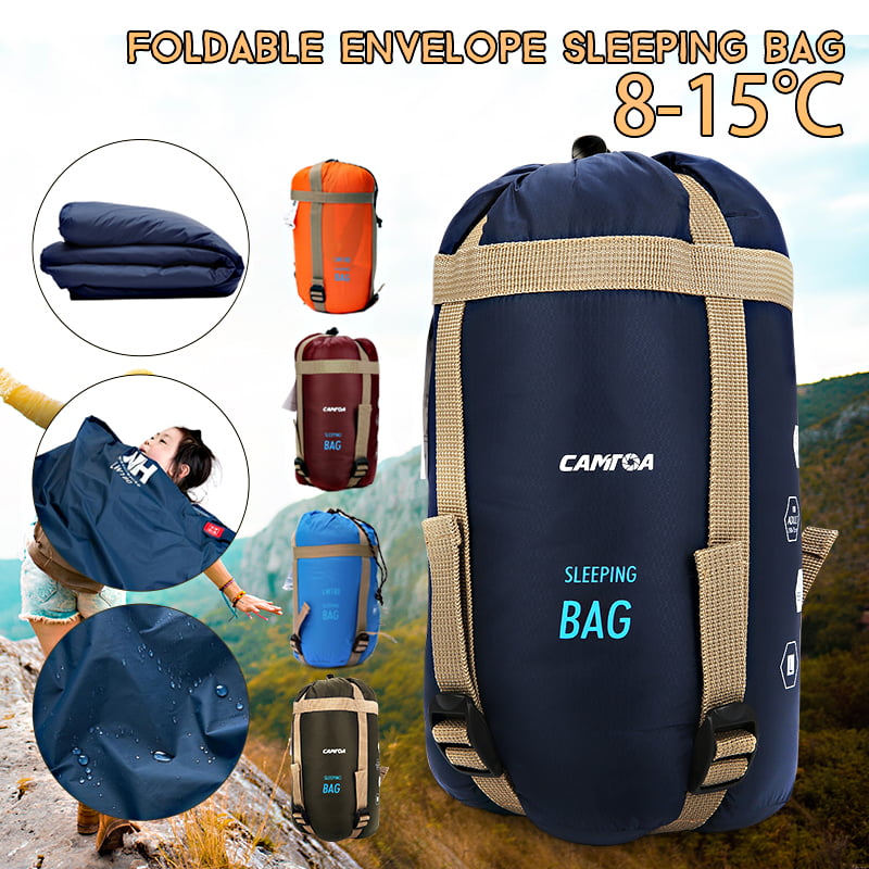 Outdoor Camping Envelope Sleeping Bag Mummy Ultralight Travel Hiking Waterproof 