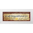 thumbnail image 1 of Murdock, Ramona 14x7 White Modern Wood Framed Museum Art Print Titled - Do All Things, 1 of 4