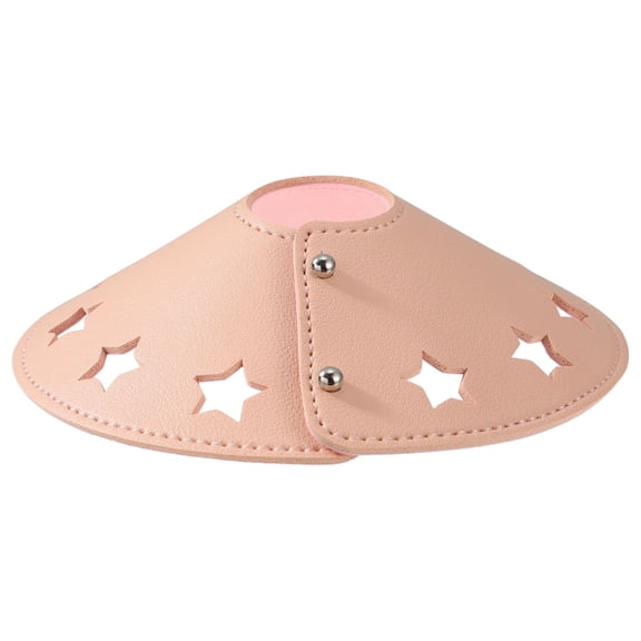 UNOMOR Ceiling Light Shade Leather Pink Square Diffuse Lighting for Bedroom 1Set