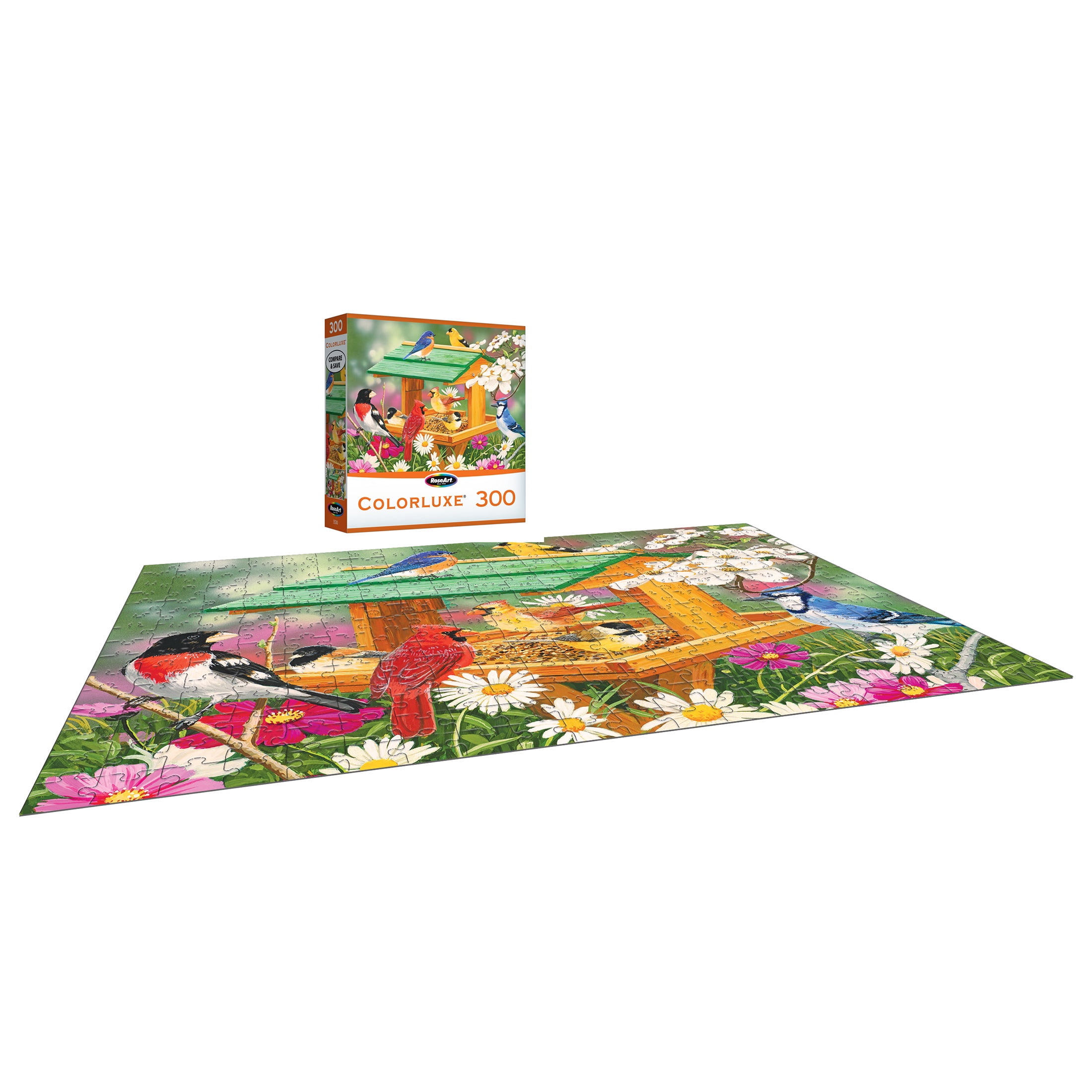 ColorLuxe 300pc Backyard Birds Spring Feast